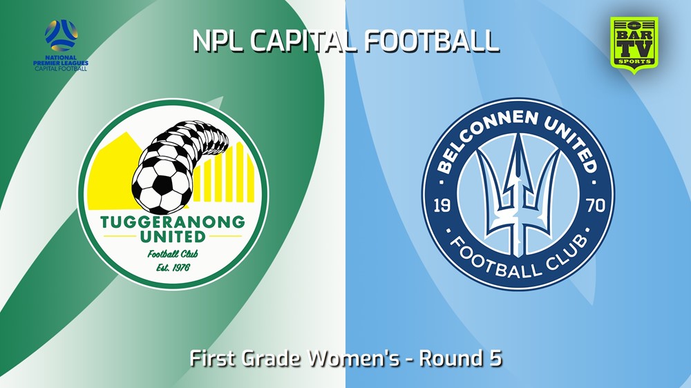 240505-video-Capital Womens Round 5 - Tuggeranong United FC W v Belconnen United W Minigame Slate Image