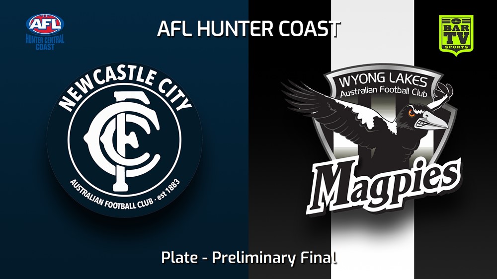 230909-AFL Hunter Central Coast Preliminary Final - Plate - Newcastle City  v Wyong Lakes Magpies Slate Image
