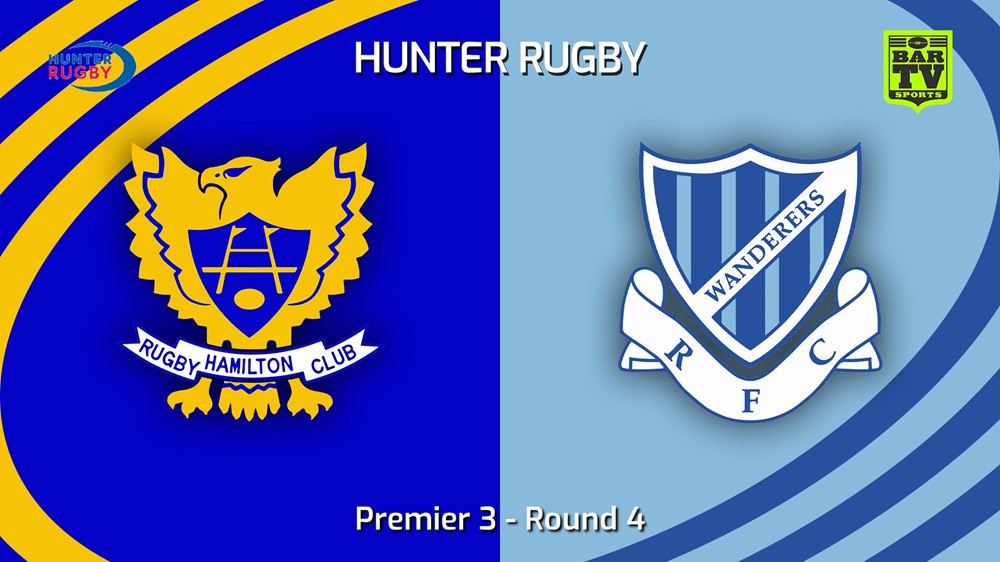240504-video-Hunter Rugby Round 4 - Premier 3 - Hamilton Hawks v Wanderers Slate Image