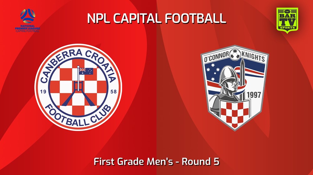 240505-video-Capital NPL Round 5 - Canberra Croatia FC v O'Connor Knights SC Slate Image