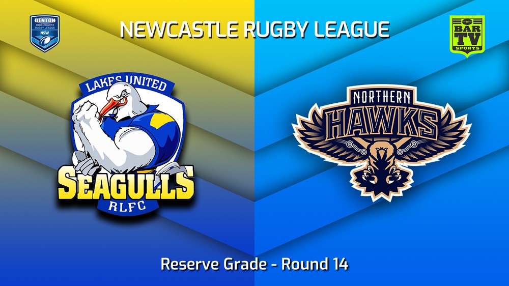 230701-Newcastle RL Round 14 - Reserve Grade - Lakes United Seagulls v Northern Hawks Slate Image