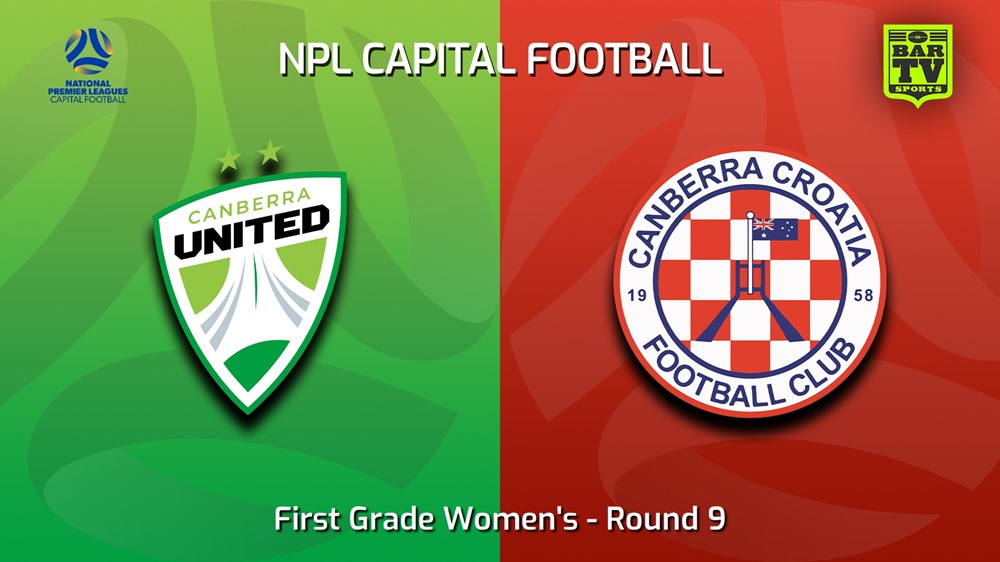 230706-Capital Womens Round 9 - Canberra United W v Canberra Croatia FC (women) Slate Image
