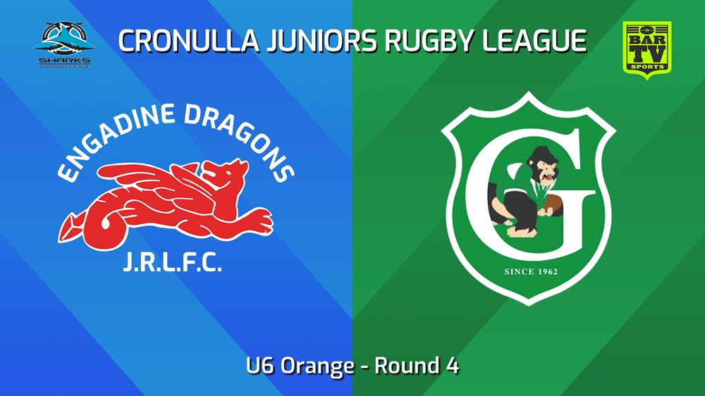 240511-video-Cronulla Juniors Round 4 - U6 Orange - Engadine Dragons v Gymea Gorillas Slate Image