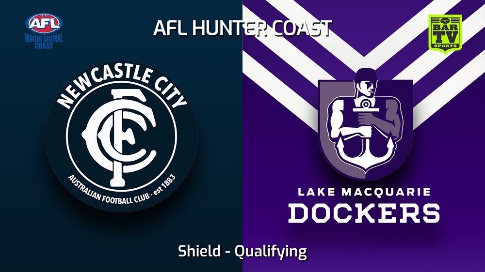 230826-AFL Hunter Central Coast Qualifying - Shield - Newcastle City  v Lake Macquarie Dockers Slate Image