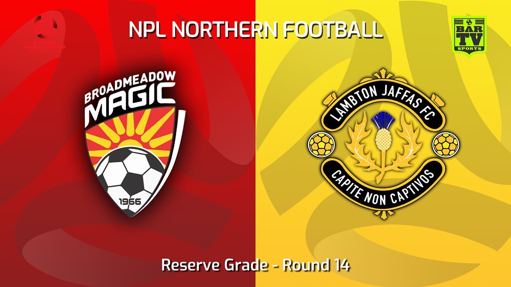 220810-NNSW NPLM Res Round 14 - Broadmeadow Magic Res v Lambton Jaffas FC Res Slate Image