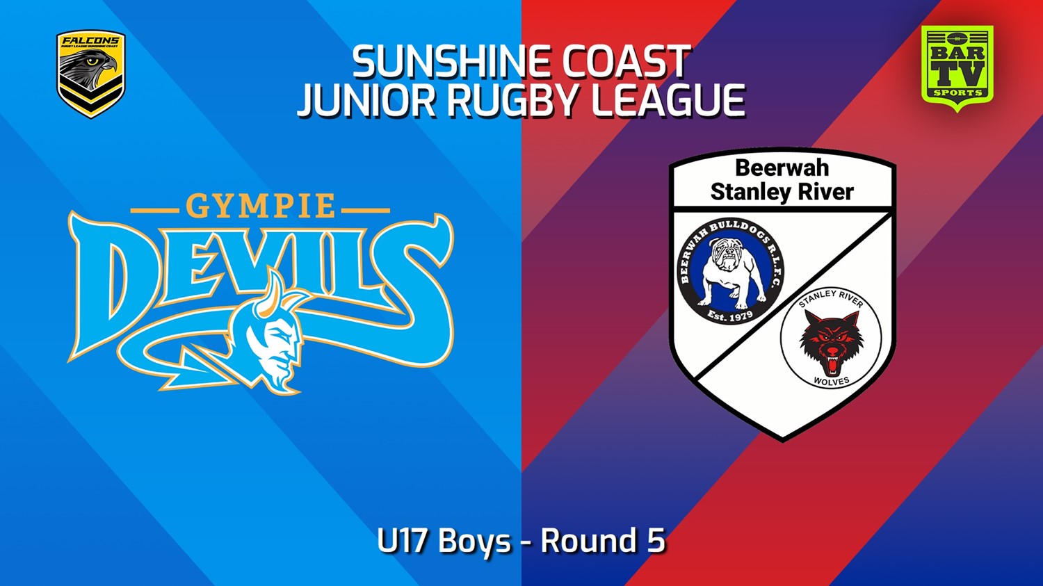 240428-video-Sunshine Coast Junior Rugby League Round 5 - U17 Boys - Gympie Devils JRL v Beerwah/Stanley River JRL Slate Image