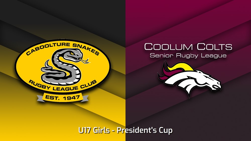 230603-Sunshine Coast Junior Rugby League President's Cup - U17 Girls - Caboolture Snakes v Coolum Colts Slate Image