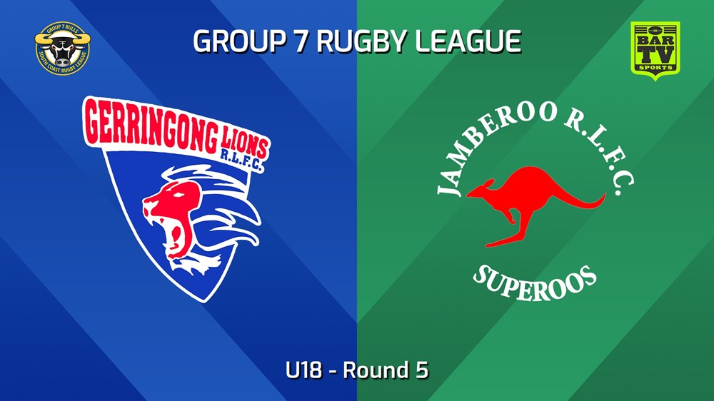 240504-video-South Coast Round 5 - U18 - Gerringong Lions v Jamberoo Superoos Minigame Slate Image