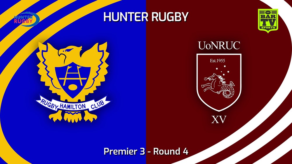 230506-Hunter Rugby Round 4 - Premier 3 - Hamilton Hawks v University Of Newcastle Slate Image