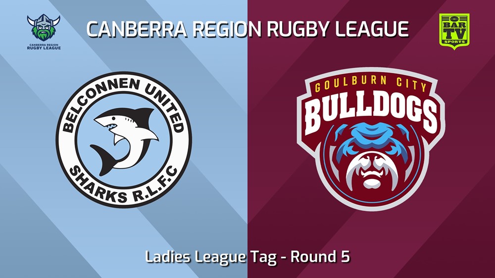 240504-video-Canberra Round 5 - Ladies League Tag - Belconnen United Sharks v Goulburn City Bulldogs Minigame Slate Image