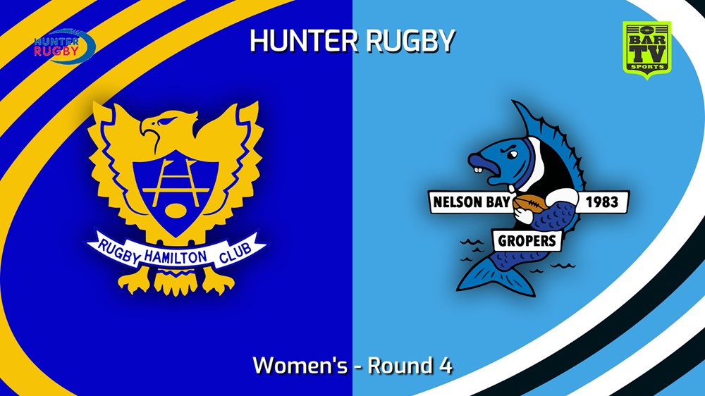 240504-video-Hunter Rugby Round 4 - Women's - Hamilton Hawks v Nelson Bay Gropers Slate Image