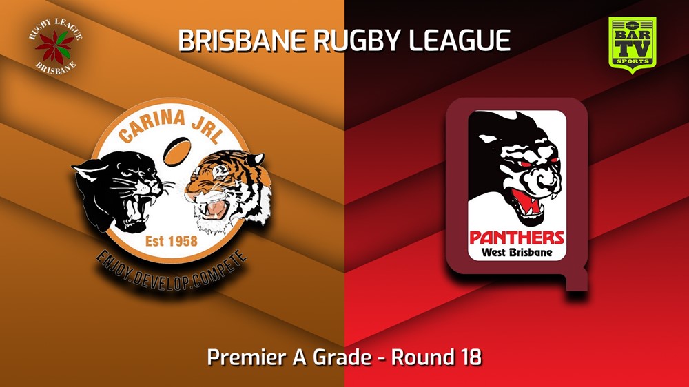 230812-BRL Round 18 - Premier A Grade - Carina Juniors v West Brisbane Panthers Slate Image