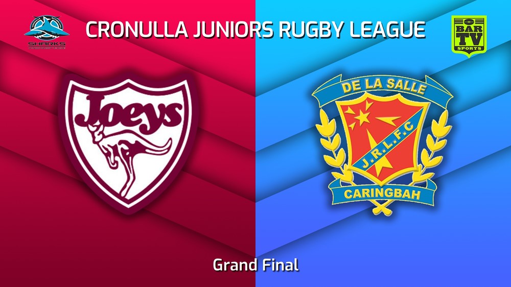230827-Cronulla Juniors Grand Final - U14 Gold Blues Tag - St Josephs v De La Salle Minigame Slate Image