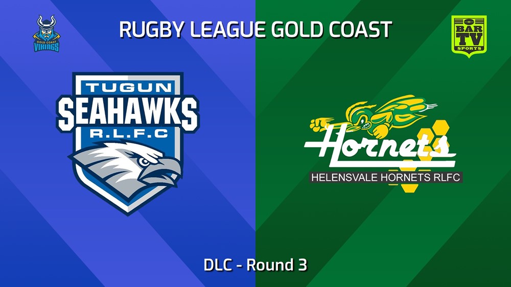 240505-video-Gold Coast Round 3 - DLC - Tugun Seahawks v Helensvale Hornets Minigame Slate Image