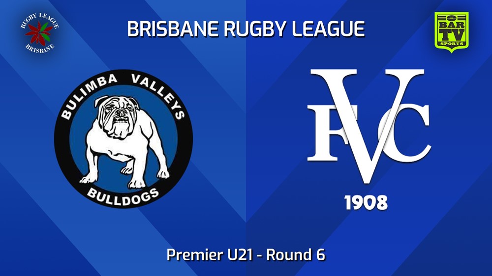 240511-video-BRL Round 6 - Premier U21 - Bulimba Valleys Bulldogs v Valleys Diehards Slate Image