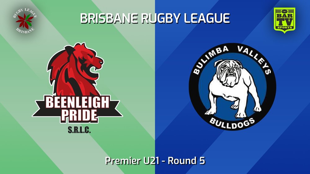 240504-video-BRL Round 5 - Premier U21 - Beenleigh Pride v Bulimba Valleys Bulldogs Slate Image