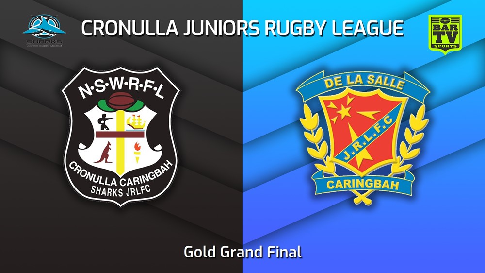 230827-Cronulla Juniors Gold Grand Final - U18 Blues Tag - Cronulla Caringbah v De La Salle Minigame Slate Image