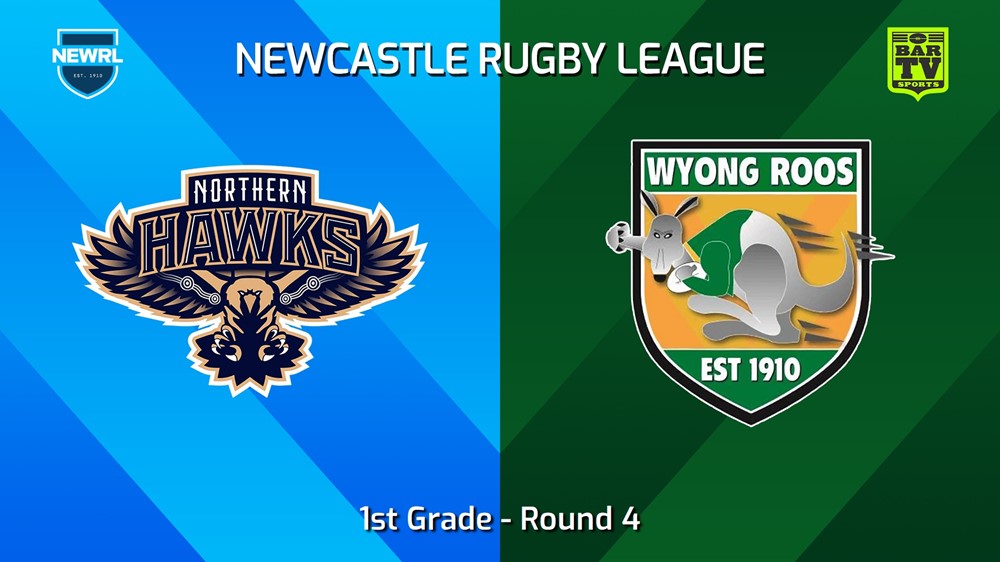 240504-video-Newcastle RL Round 4 - 1st Grade - Northern Hawks v Wyong Roos Slate Image