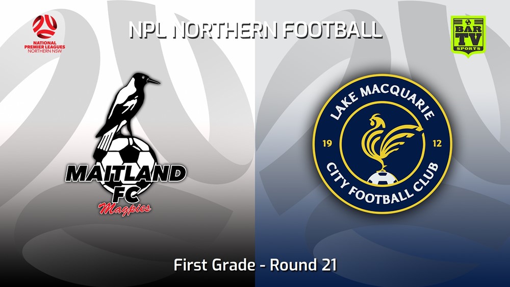 220807-NNSW NPLM Round 21 - Maitland FC v Lake Macquarie City FC Slate Image