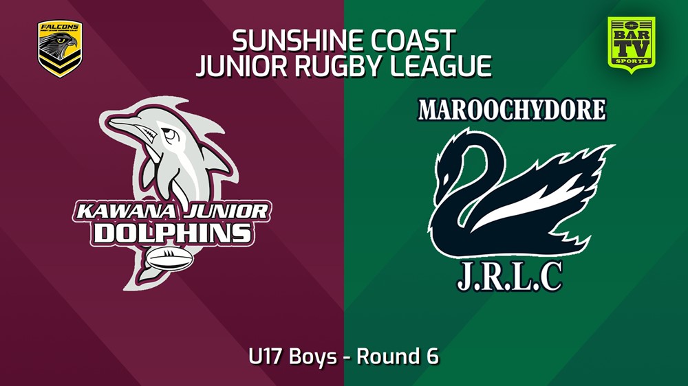 240503-video-Sunshine Coast Junior Rugby League Round 6 - U17 Boys - Kawana Dolphins JRL v Maroochydore Swans JRL Minigame Slate Image