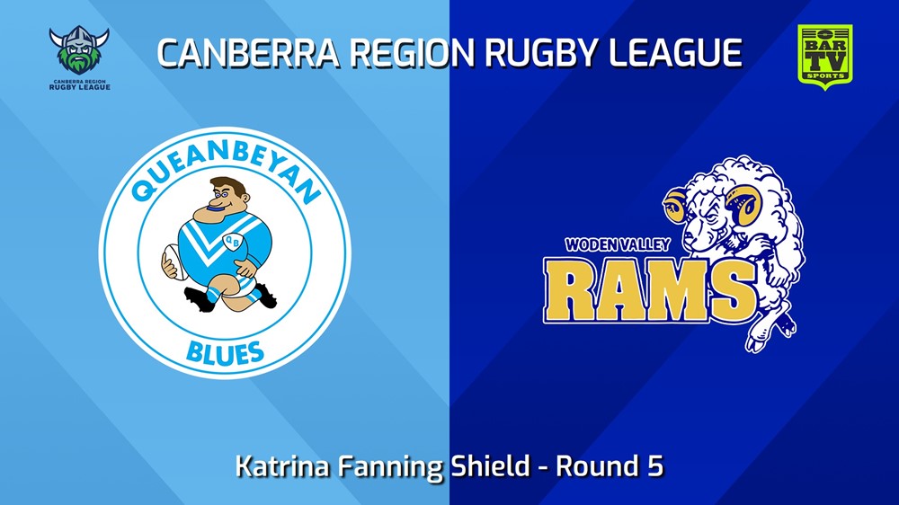 240504-video-Canberra Round 5 - Katrina Fanning Shield - Queanbeyan Blues v Woden Valley Rams Minigame Slate Image
