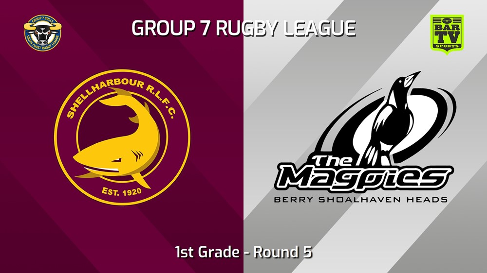 240504-video-South Coast Round 5 - 1st Grade - Shellharbour Sharks v Berry-Shoalhaven Heads Magpies (1) Minigame Slate Image