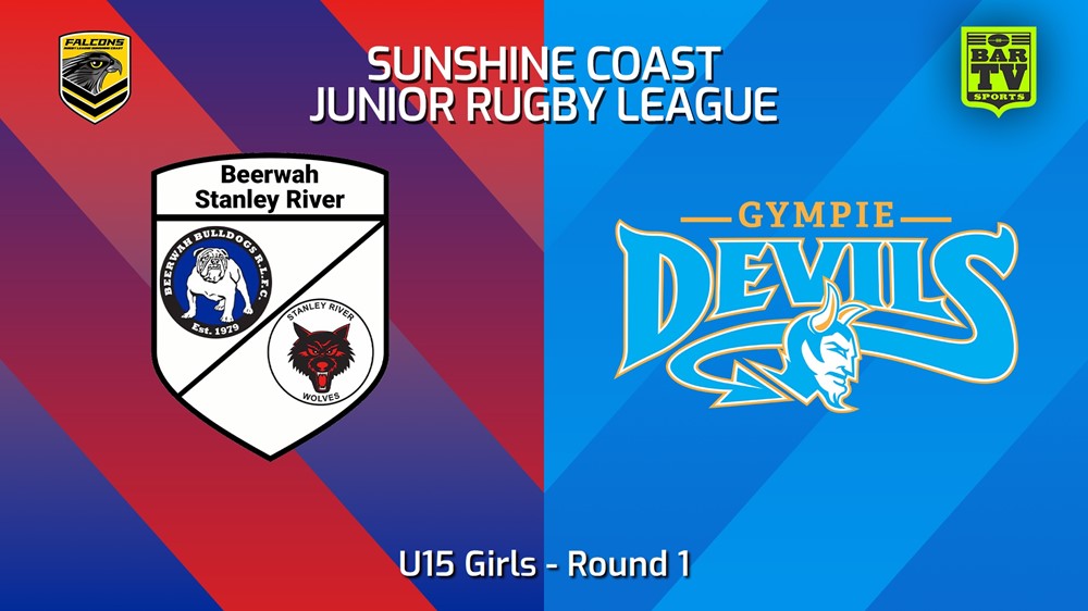 240412-video-Sunshine Coast Junior Rugby League Round 1 - U15 Girls - Beerwah/Stanley River JRL v Gympie Devils JRL Slate Image