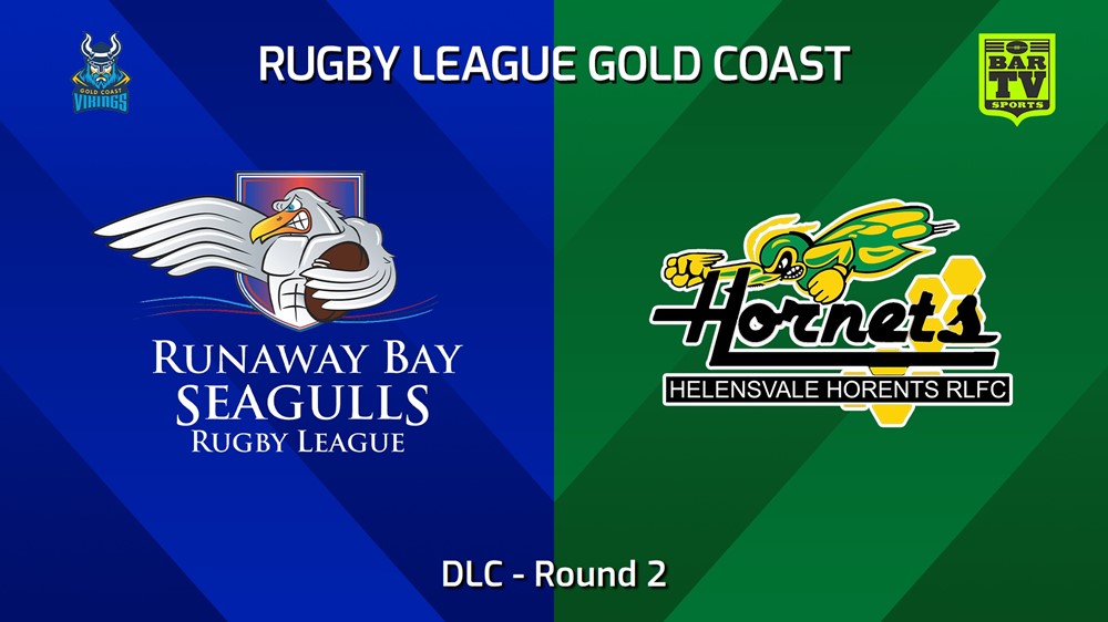240428-video-Gold Coast Round 2 - DLC - Runaway Bay Seagulls v Helensvale Hornets Minigame Slate Image