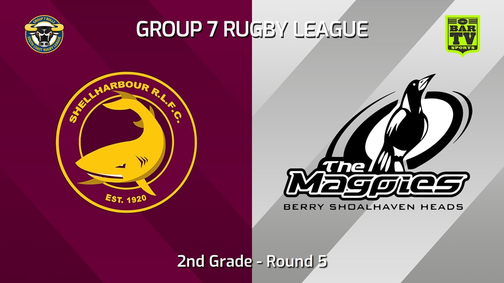 240504-video-South Coast Round 5 - 2nd Grade - Shellharbour Sharks v Berry-Shoalhaven Heads Magpies Minigame Slate Image
