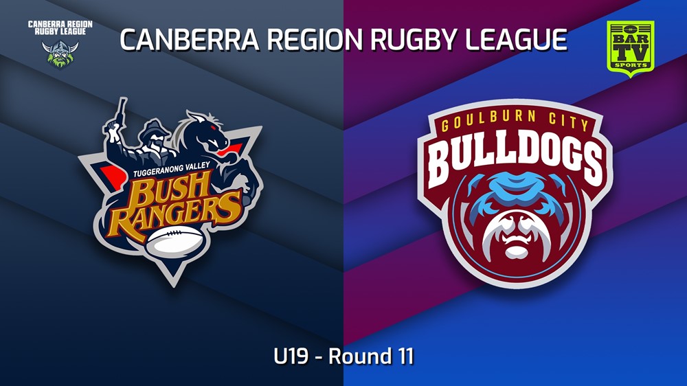 220723-Canberra Round 11 - U19 - Tuggeranong Bushrangers v Goulburn City Bulldogs Slate Image