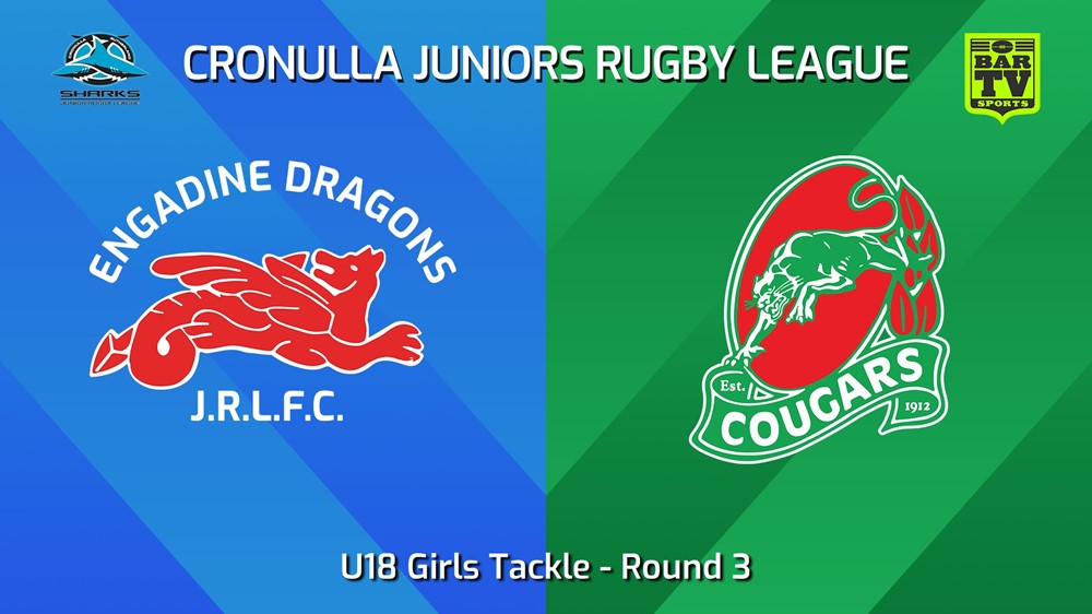 240511-video-Cronulla Juniors Round 3 - U18 Girls Tackle - Engadine Dragons v Corrimal Cougars Slate Image