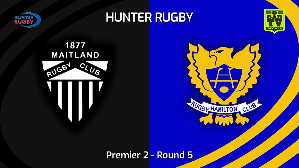 240511-video-Hunter Rugby Round 5 - Premier 2 - Maitland v Hamilton Hawks Slate Image