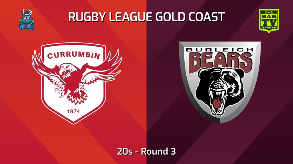 240504-video-Gold Coast Round 3 - 20s - Currumbin Eagles v Burleigh Bears Slate Image