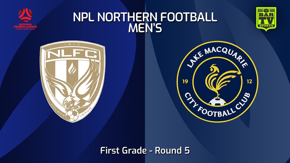 240323-NNSW NPLM Round 5 - New Lambton FC v Lake Macquarie City FC Slate Image