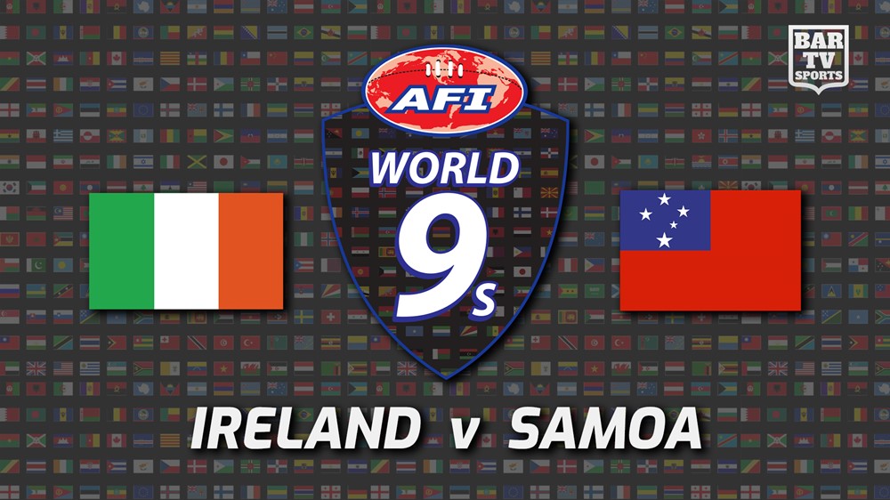 220219-Australian Football International Round 2 - World 9's - Ireland Warriors (mens) v Samoa Slate Image