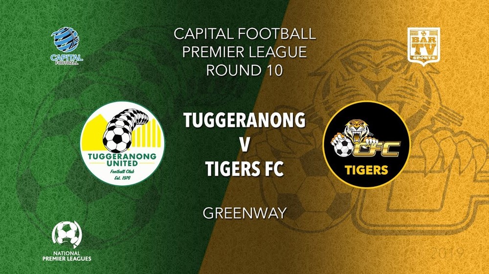 NPL Youth - Capital Round 10 - Tuggeranong United FC U20 v Tigers FC U20 Slate Image