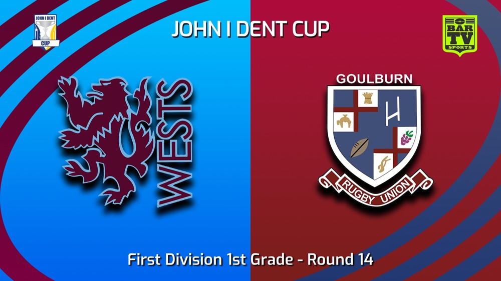 230715-John I Dent (ACT) Round 14 - First Division 1st Grade - Wests Lions v Goulburn Dirty Reds Slate Image