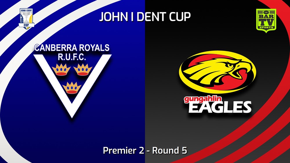 240511-video-John I Dent (ACT) Round 5 - Premier 2 - Canberra Royals v Gungahlin Eagles Slate Image
