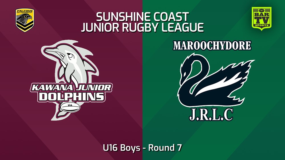 240510-video-Sunshine Coast Junior Rugby League Round 7 - U16 Boys - Kawana Dolphins JRL v Maroochydore Swans JRL Slate Image
