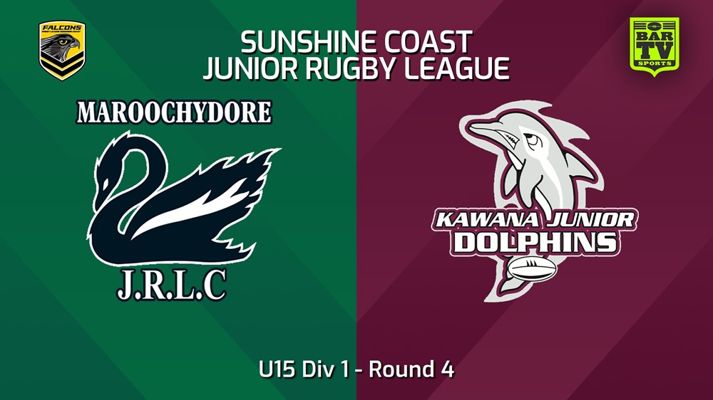 240419-video-Sunshine Coast Junior Rugby League Round 4 - U15 Div 1 - Maroochydore Swans JRL v Kawana Dolphins JRL Slate Image