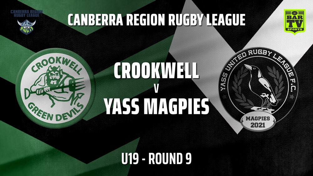 210718-Canberra Round 9 - U19 - Crookwell Green Devils v Yass Magpies Slate Image