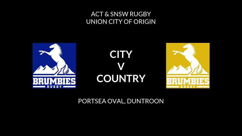 ACT & SNSW Rugby Union City of Origin - WOMEN'S - CITY v COUNTRY Minigame Slate Image