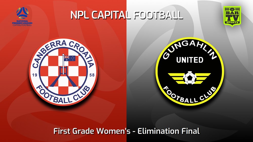 230914-NPL Women - 1st Grade - Capital Football Finals Elimination Final - Canberra Croatia FC (women) v Gungahlin United FC (women) Slate Image