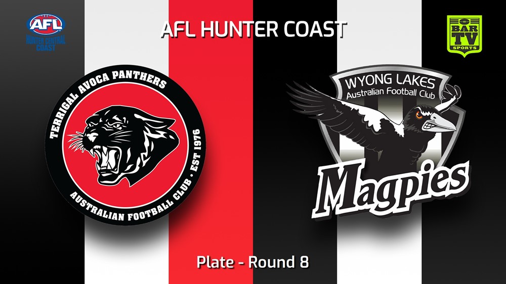 230527-AFL Hunter Central Coast Round 8 - Plate - Terrigal Avoca Panthers v Wyong Lakes Magpies Slate Image