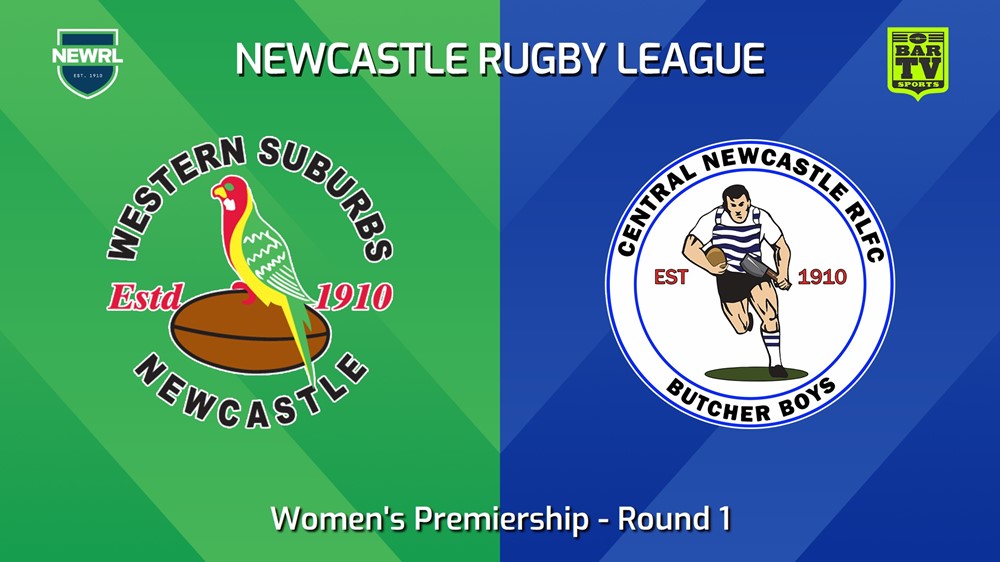 240504-video-Newcastle RL Round 1 - Women's Premiership - Western Suburbs Rosellas v Central Newcastle Butcher Boys Slate Image