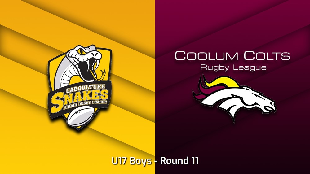 230625-Sunshine Coast Junior Rugby League Round 11 - U17 Boys - Caboolture Snakes JRL v Coolum Colts JRL Slate Image
