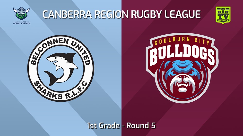 240504-video-Canberra Round 5 - 1st Grade - Belconnen United Sharks v Goulburn City Bulldogs Minigame Slate Image