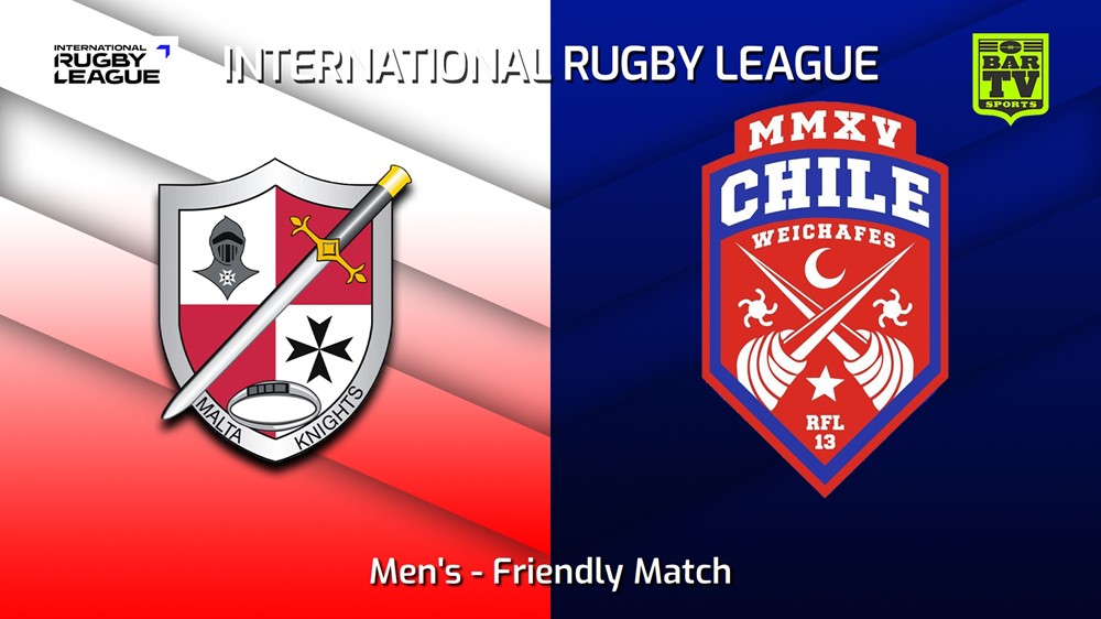 231021-International RL Friendly Match - Men's - Malta v Chile Slate Image