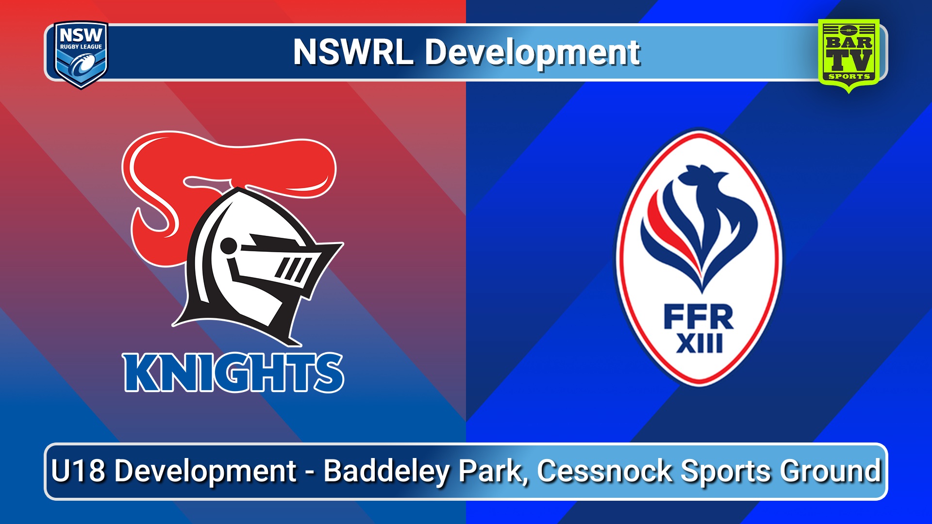 250719-video-NSWRL Development Trial - U18 Development - Newcastle Knights v France Slate Image