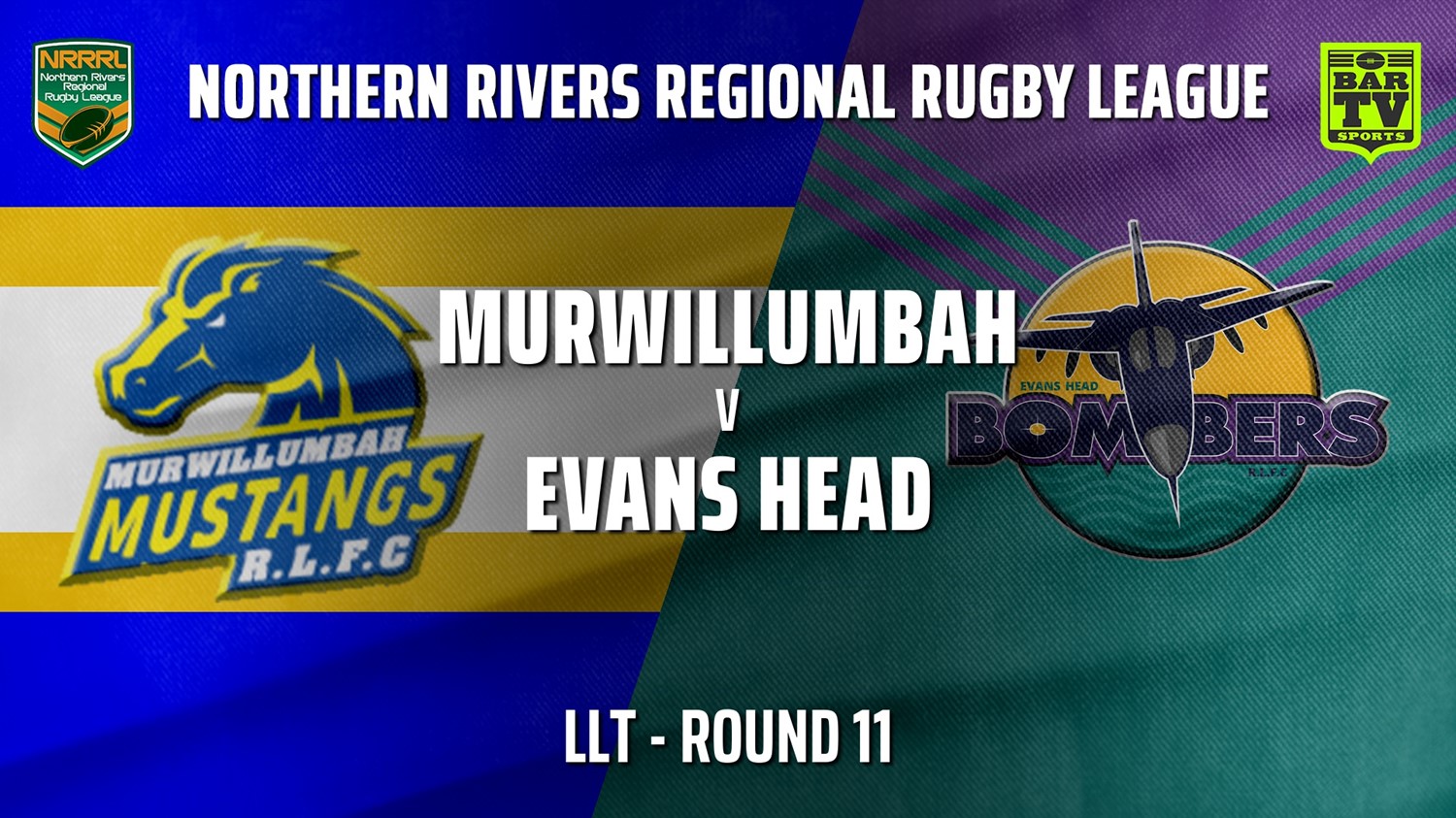 210717-Northern Rivers Round 11 - LLT - Murwillumbah Mustangs v Evans Head Bombers Slate Image